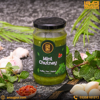 Green Mint Chutney (ہری چٹنی)