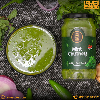 Green Mint Chutney (ہری چٹنی)