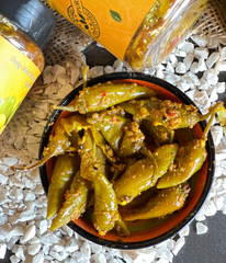 Green Chilli Pickle (ہری مرچ کا اچار)